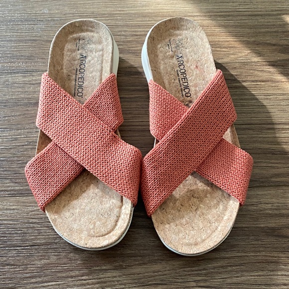 ARCOPEDICO PANTANAL RUST SLIP-ON SANDALS women’s size 38 US 7.5 - Picture 3 of 8
